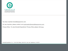 Tablet Screenshot of emeraldexpopromo.com
